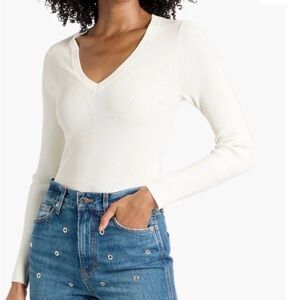 Veronica Beard Callie ribbed knit sweater M